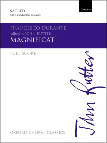 Durante : Durante: Magnificat: SATB & chamber ensemble: Full score (OUP DIGITAL)