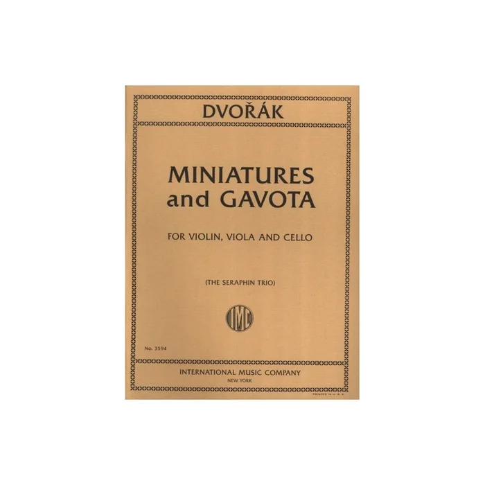 Dvořák, Antonín – Miniatures and Gavota op. 75a