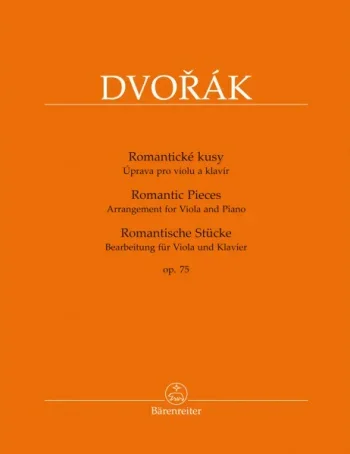 Dvorak : Romantic Pieces Op.75: Viola & Piano (Barenreiter)