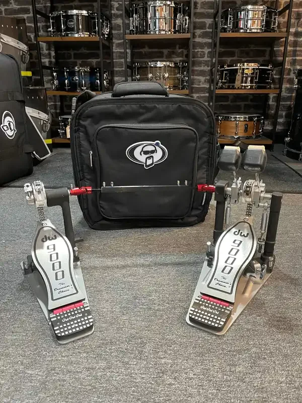DW 9000 Double Bass Drum Pedal With Case 726