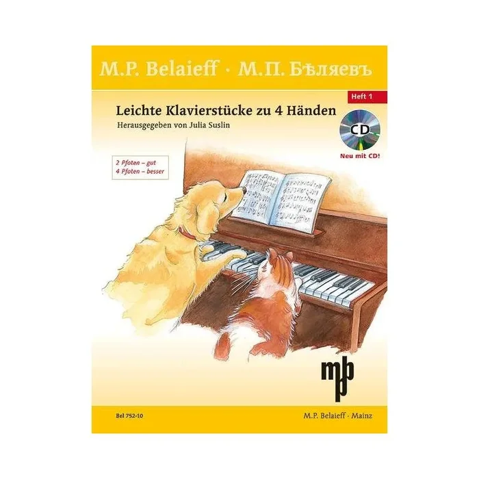 Easy Pieces for Piano for 4 Hands Vol. 1