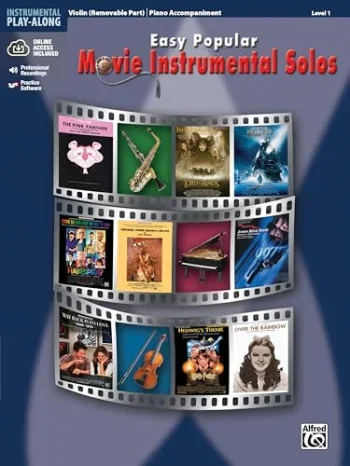 Easy Popular Movie Instrumental Solos: Violin: Level 1