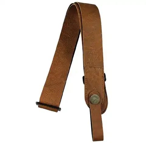 Ecostrap Vegan Ukulele Strap With Loop – Whiskey