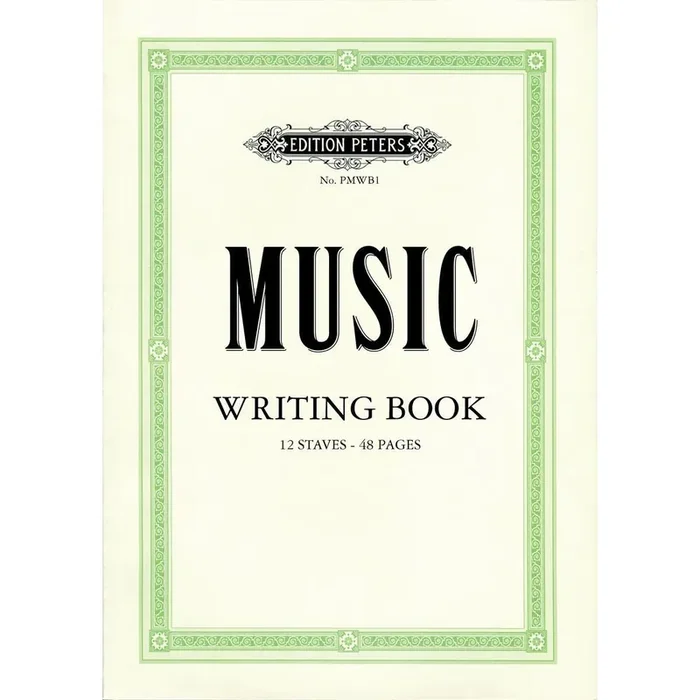 Edition Peters Music Writing Book