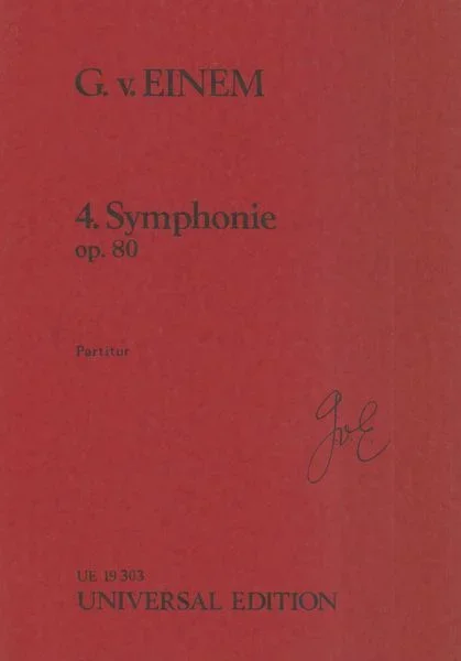 Einem: Symphony No. 4, Op. 80