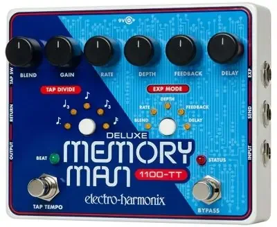 Electro-Harmonix Deluxe Memory Man MT1100 – Analog Delay with Tap Tempo (1100ms)