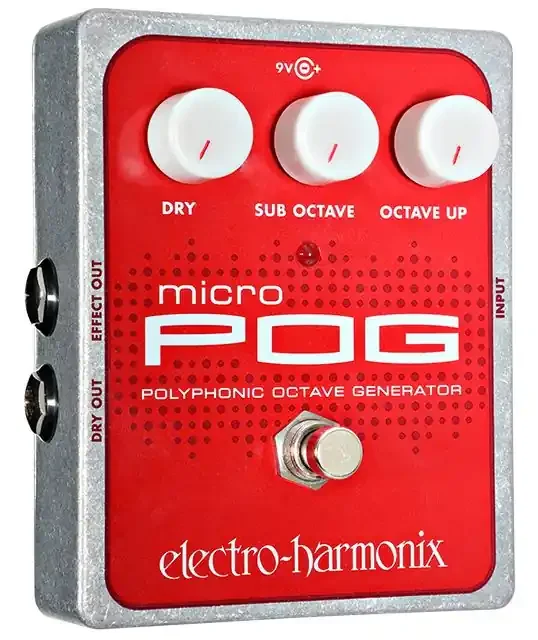 Electro-Harmonix Micro POG – Polyphonic Octave Generator Pedal EHX