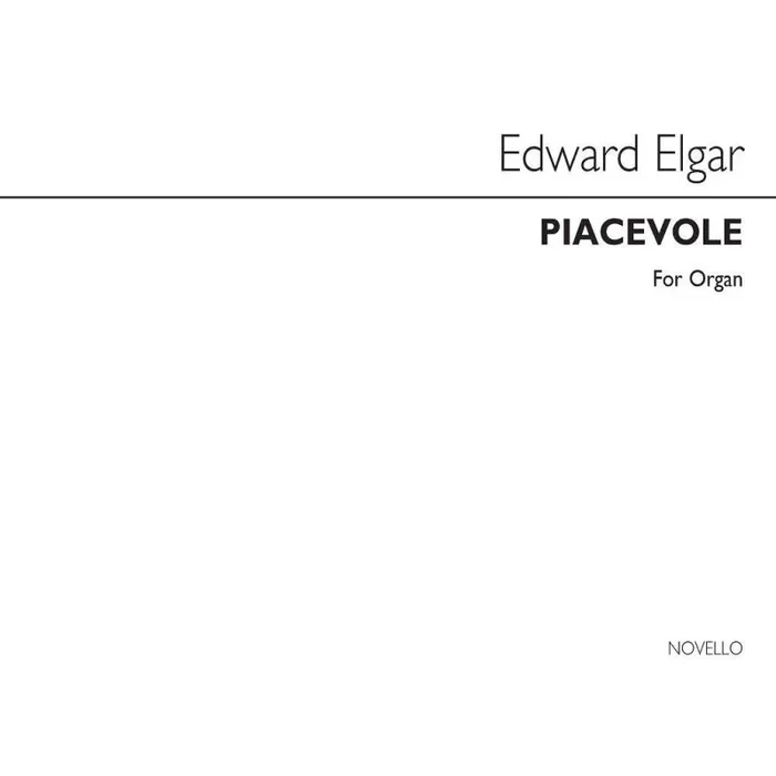 Elgar, Edward – Piacevole for Organ