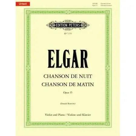 Elgar, Edward Chanson de matin Chanson de nuit