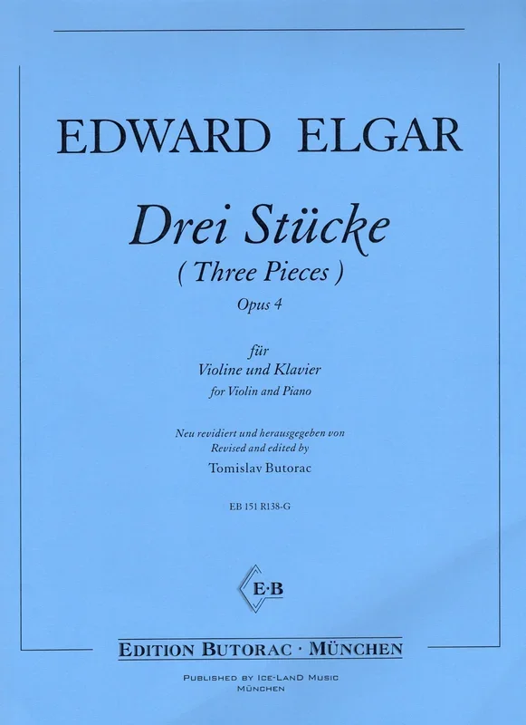 Elgar: Three Pieces, Op. 4