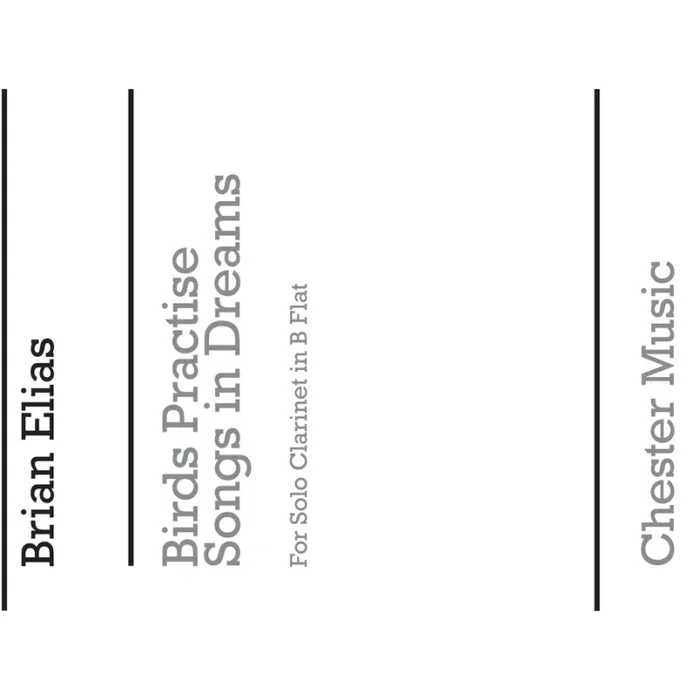 Elias, Brian – Birds Practise Songs In Dreams