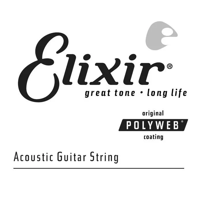 Elixir 13156 Polyweb Single String .056 80/20 Bronze