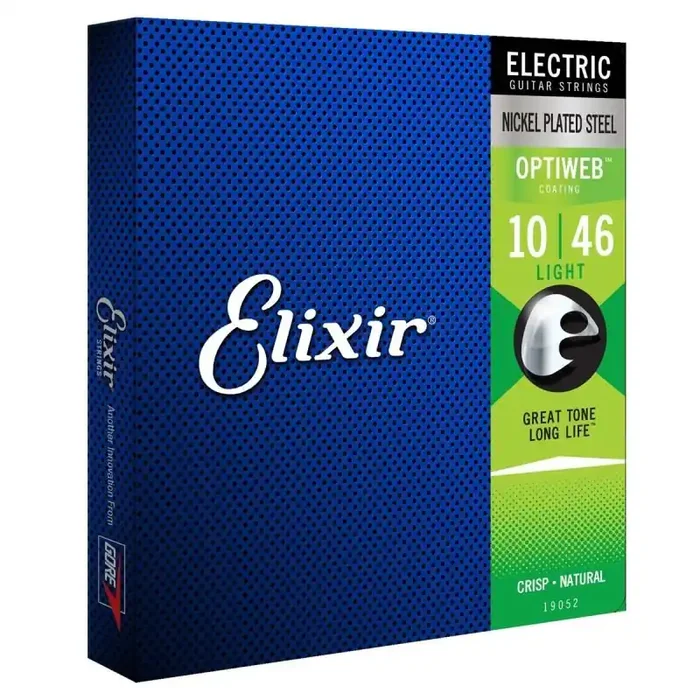Elixir OPTIWEB Coated Electric Guitar Strings, 10-46