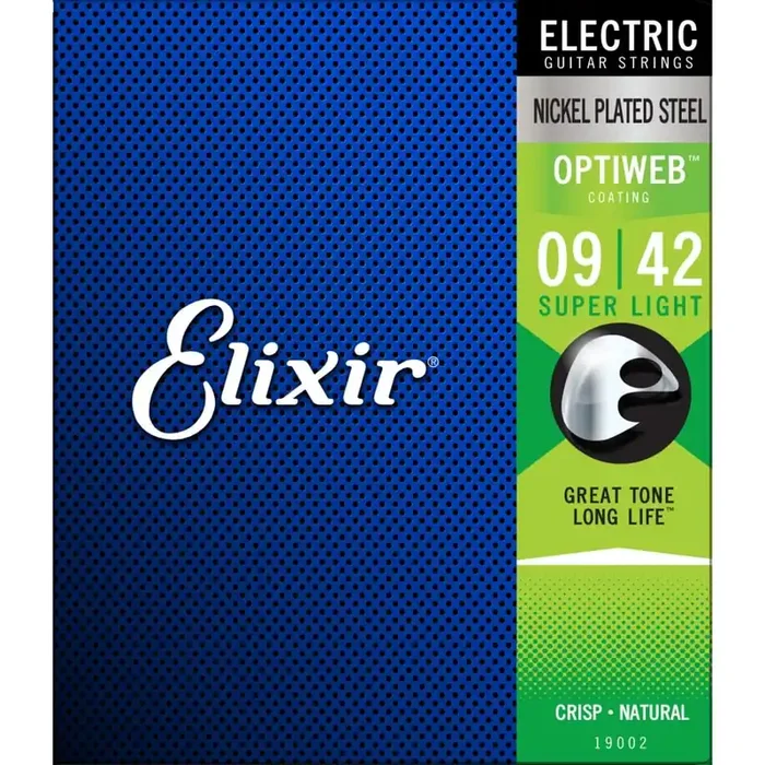 Elixir Optiweb Nickel Wound 9-42 Electric Guitar Strings [19002]