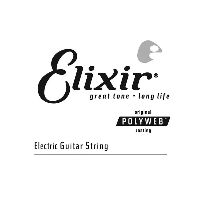 Elixir Polyweb Nickel Wound 36 (.036″) Electric Guitar Single String