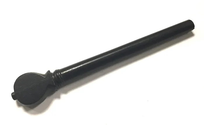 EMS Lute Peg in Ebony – 1 30 Taper with 7mmØ Shaft x 70mm long