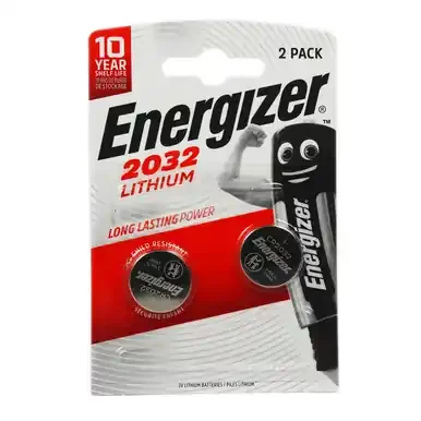Energizer CR2032 Tuner Batteries – Pack of 2