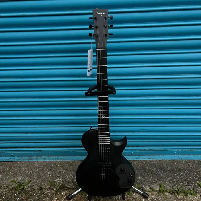 Enya Nova Go Sonic Black Electric Guitar Inc. Padded Gig Bag