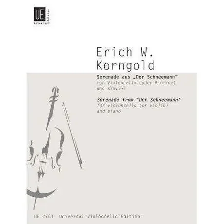 Erich Wolfgang Korngold Serenade from “Der Schneemann” (for Cello and Piano)