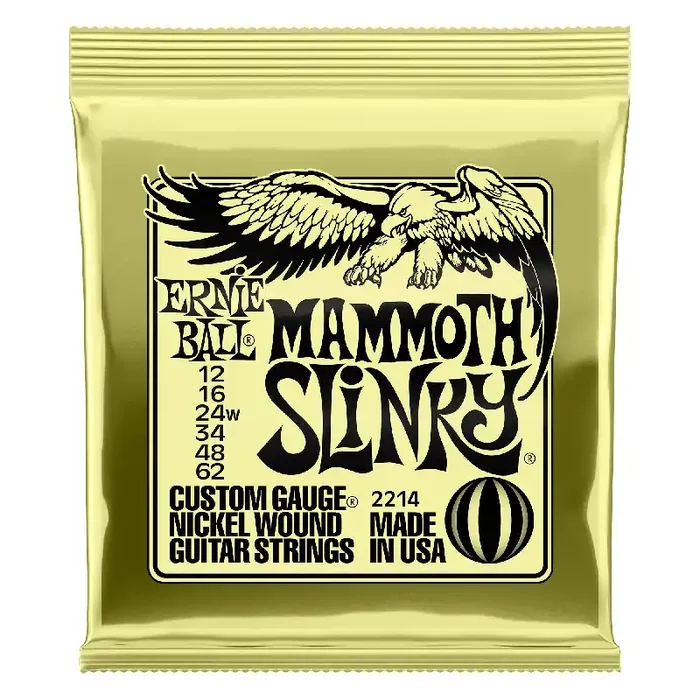 Ernie Ball 2214 Mammoth Slinky 12-62 Electric Guitar Strings