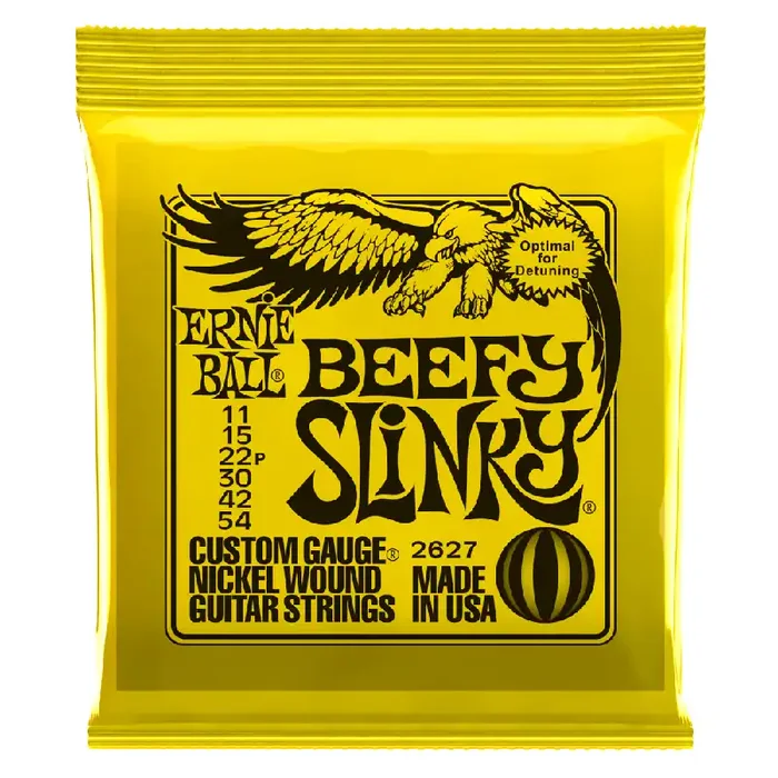 Ernie Ball 2627 Beefy Slinky 11-54 Electric Guitar Strings