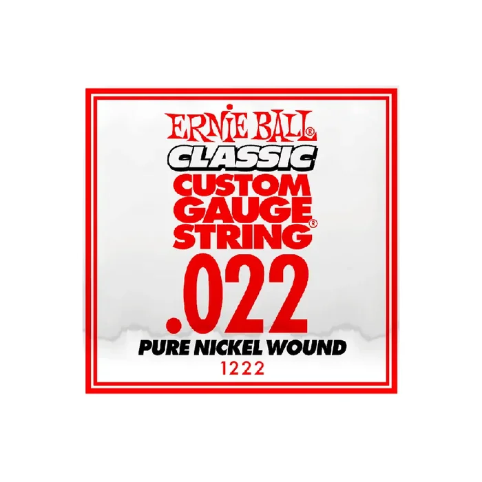 Ernie Ball Classic Slinky Pure Nickel .022w Electric Guitar Single String