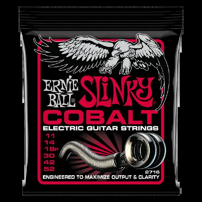 Ernie Ball Cobalt Burly Slinky 11-52 Electric Guitar Strings