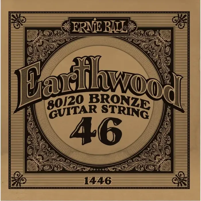 Ernie Ball Earthwood 80/20 Bronze .046w Acoustic Guitar Single String