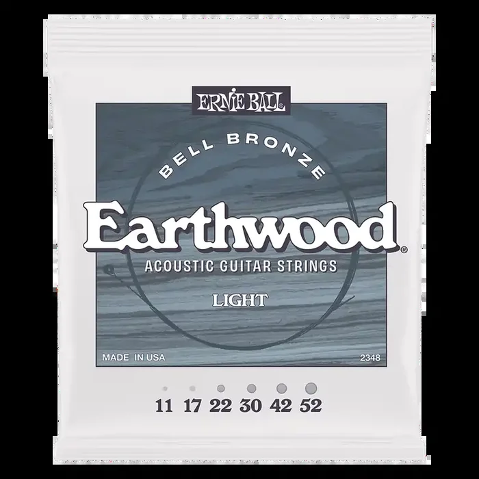 Ernie Ball Earthwood Bell Bronze Acoustic Guitar Strings – Light 11-52