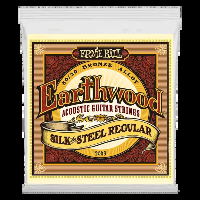 Ernie Ball Earthwood SILK & STEEL (Regular) 80/20 Bronze Acoustic Strings