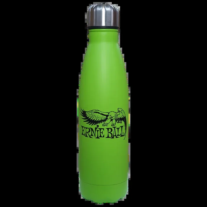 Ernie Ball (EBWBRS) Metal Water Bottle – Regular Slinky Lime