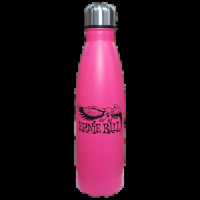 Ernie Ball (EBWBSS) Metal Water Bottle – Super Slinky Pink
