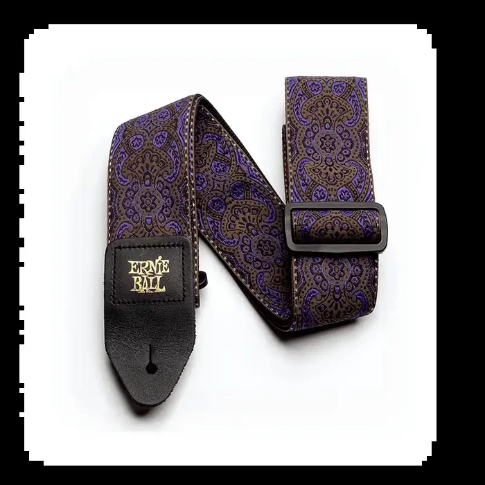 Ernie Ball Jacquard Purple Paisley Guitar Strap