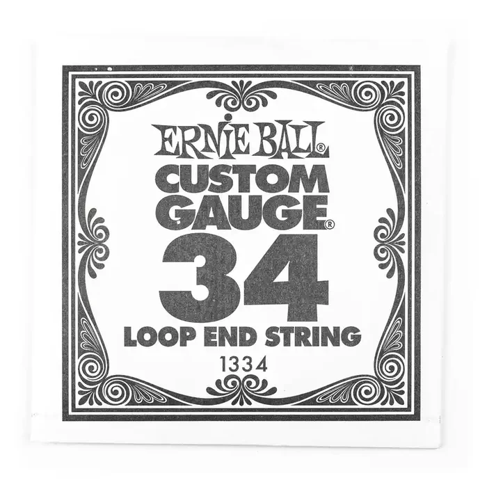Ernie Ball Loop-End Nickel Wound .034w Single Instrument String