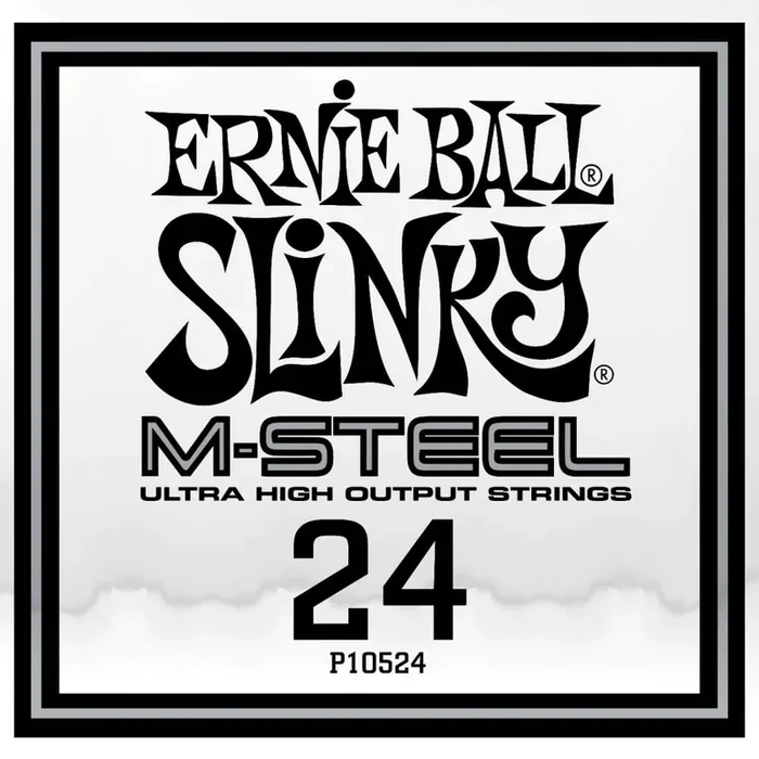 Ernie Ball M-STEEL Slinky Cobalt .024w Electric Guitar Single String