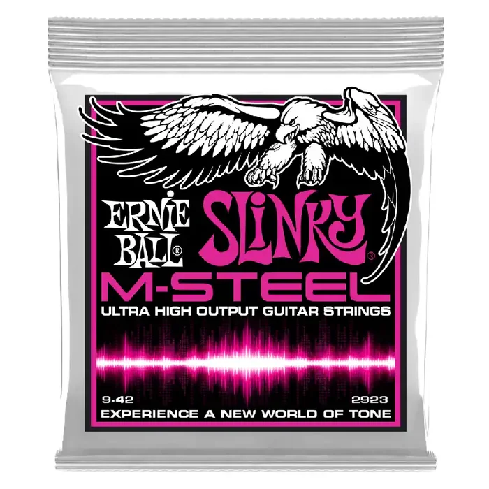 Ernie Ball M-STEEL Super Slinky Cobalt 9-42 Electric Guitar Strings