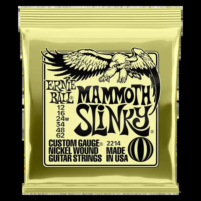 Ernie Ball Mammoth Slinky Electric Guitar Strings – 12-62