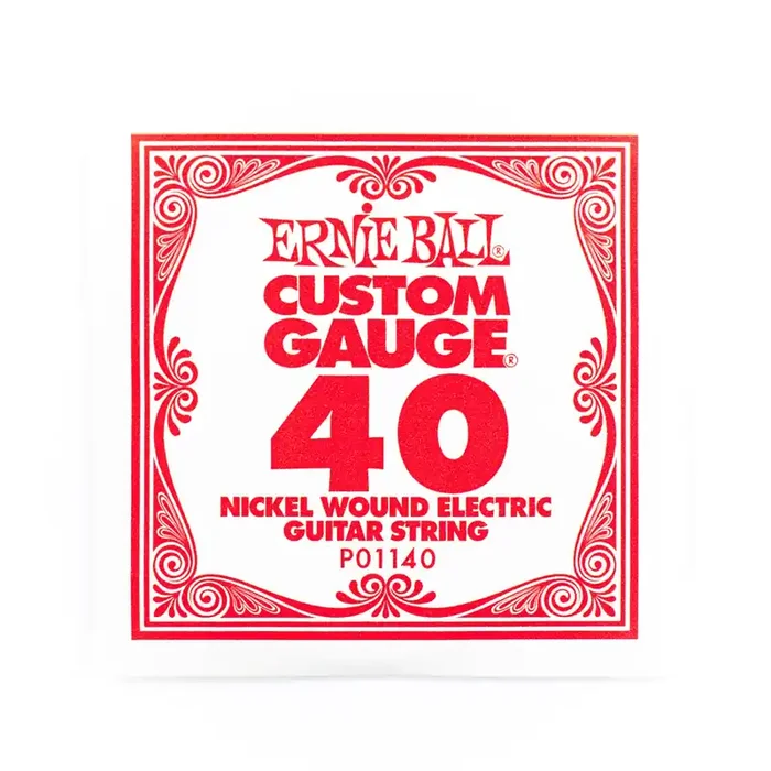 Ernie Ball Nickel Wound .040w Electric Guitar Single String