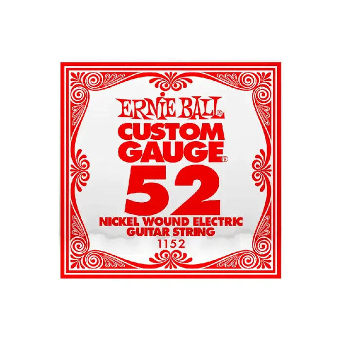 Ernie Ball Nickel Wound .052w Electric Guitar Single String