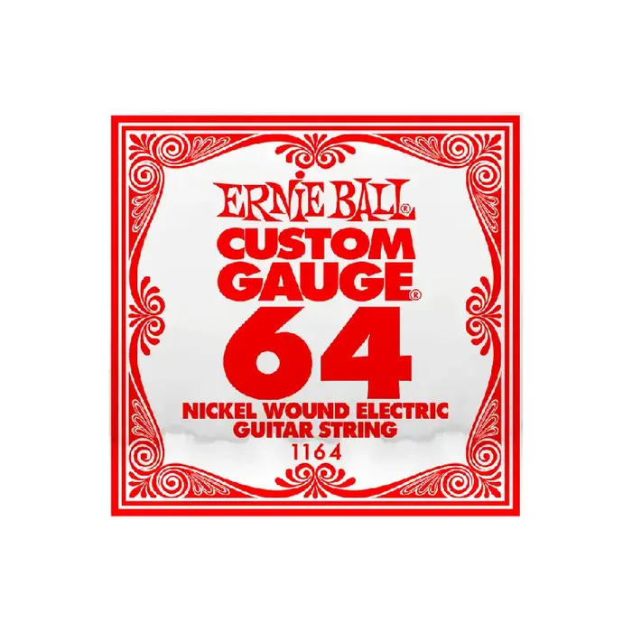 Ernie Ball Nickel Wound .064w Electric Guitar Single String