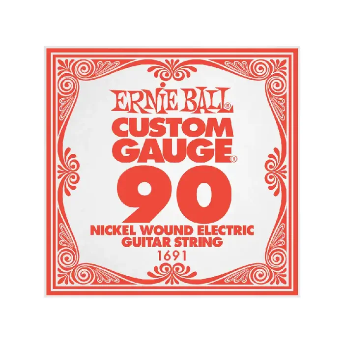 Ernie Ball Nickel Wound .090w Electric Guitar Single String (35″ Taper)