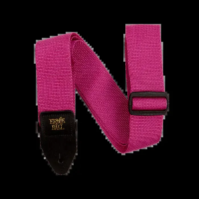 Ernie Ball Polypro Guitar Strap, Raspberry