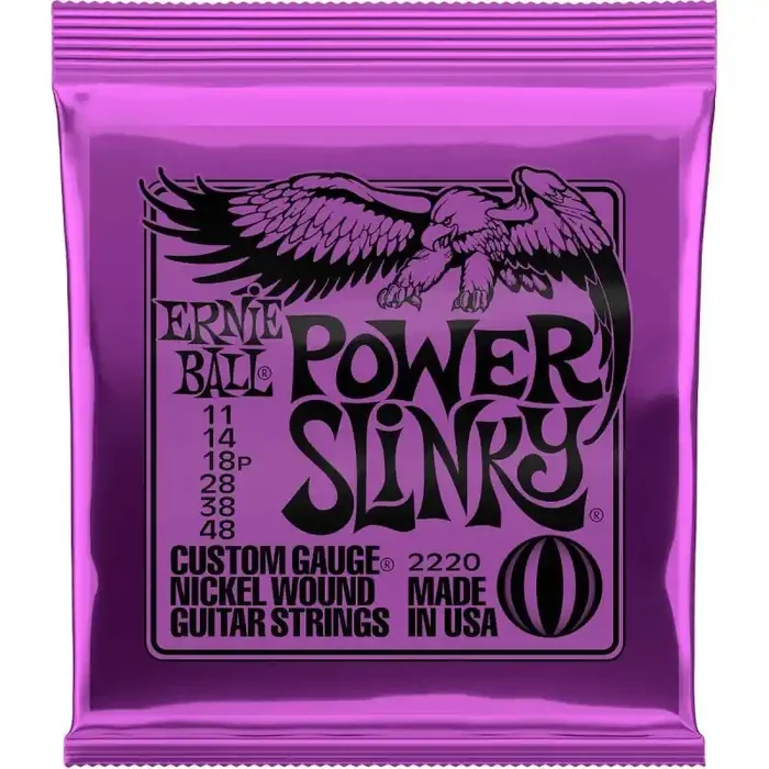 Ernie Ball Power Slinky Guitar String Set 11 – 48