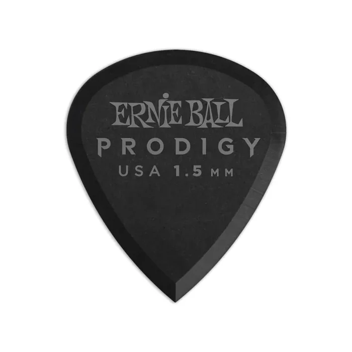 Ernie Ball Prodigy Black Mini 1.5mm Picks, 6-Pack