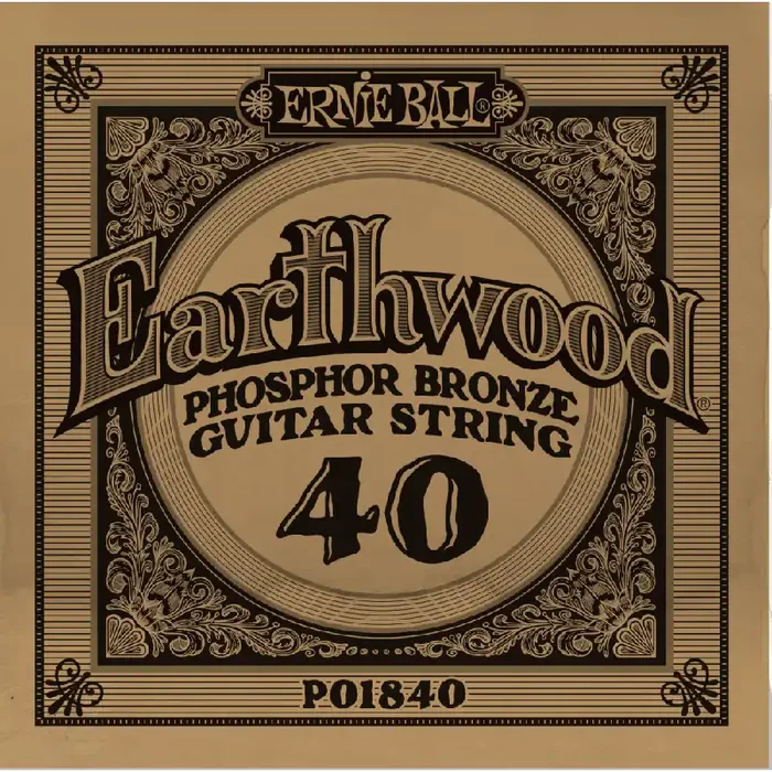 Ernie Ball Slinky Phosphor Bronze .040w Acoustic Guitar Single String