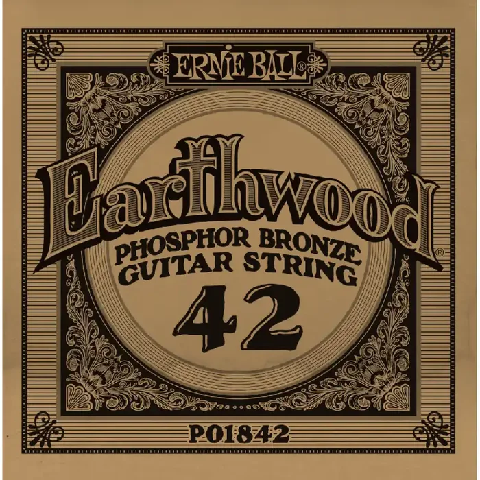 Ernie Ball Slinky Phosphor Bronze .042w Acoustic Guitar Single String