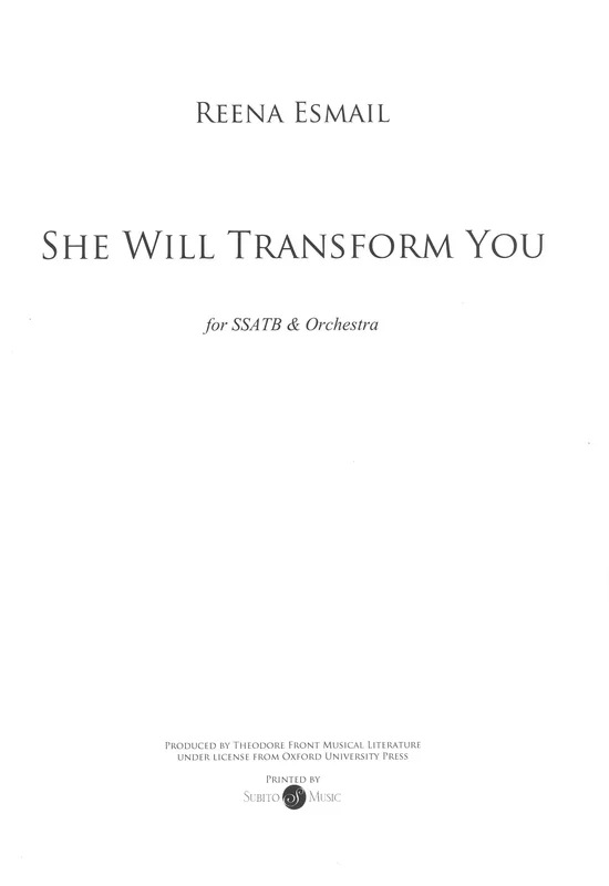 Esmail: She Will Transform You