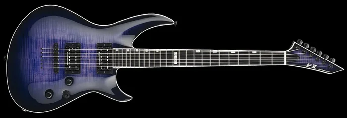 ESP E-II Horizon-II Quilted Maple Top Reindeer Blue Electric Guitar