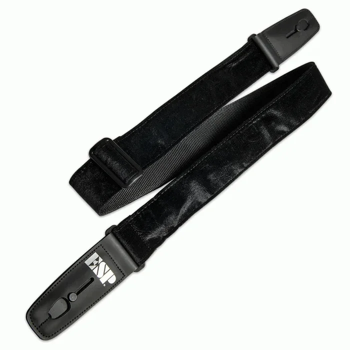 ESP Lock It Strap 2” Crushed Velvet Black