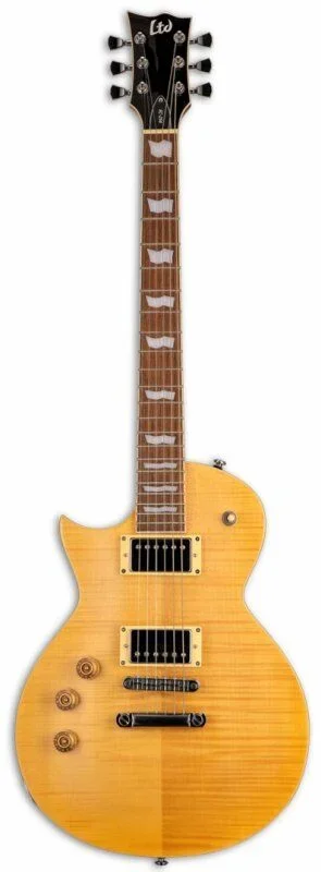 ESP LTD EC-256 Vintage Natural Left-Handed Electric Guitar with Humbuckers